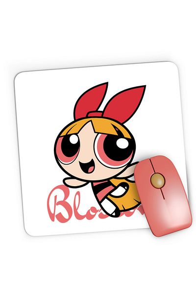 OEM Mousepad Gaming The Powerpuff Girls Blossom Desene Animate, 21x19 cm