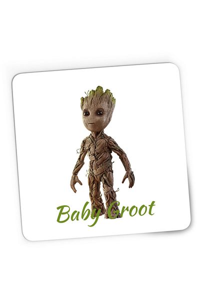 OEM Mousepad Gaming Baby Groot Nature Living Planet Gamora Rocket, 21x19 cm