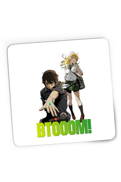 OEM Mousepad Gaming Btooom! Sakamoto Ryouta Himiko Team Junya Inoue Combat Arms, 21x19 cm