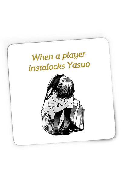 OEM Mousepad Gaming Missions of Love Crying Himuro Yukina League of Legends Meme Love, 21x19 cm