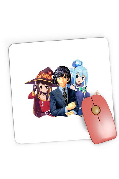 OEM Mousepad Gaming Hikaru no Go Akira Aqua Megumi Konosuba God Magic Paranormal, 21x19 cm