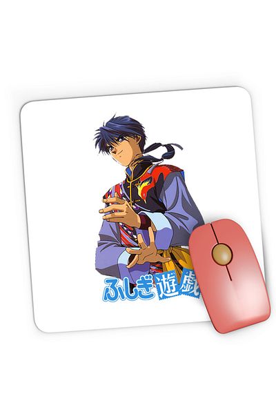 OEM Mousepad Gaming Fushigi Yuugi Tamahome Japan Vintage Anime, 21x19 cm