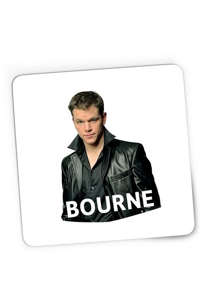 OEM Mousepad Gaming Bourne Matt Damon Celebrity Identity Theatrical Films, 21x19 cm
