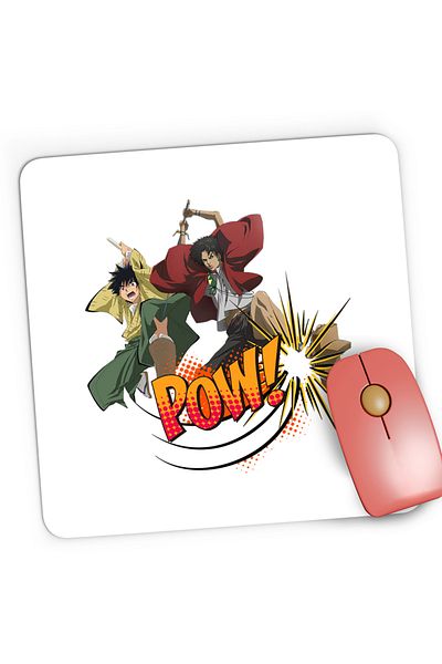 OEM Rurouni Kenshin Yahiko Mugen Hit Ninja Gaming Mousepad, 21x19 cm