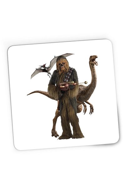 OEM Mousepad Gaming Star Wars Chewbacca T-Rex Flying Dinossaur, 21x19 cm