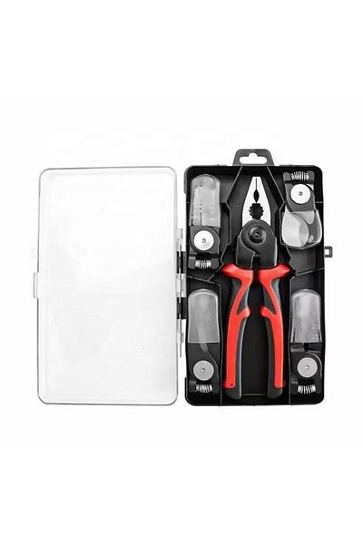 OEM Set 5 in 1 Multifunctional Plier, 200 mm, Ergonomic Handle, Black