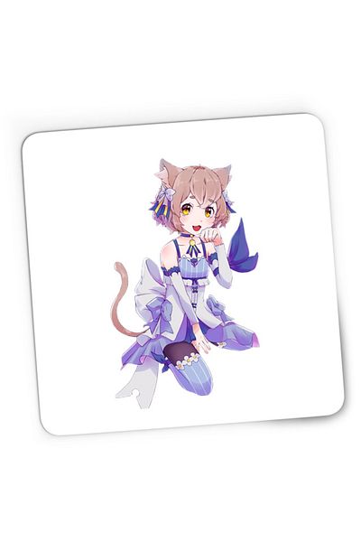 OEM Mousepad Gaming Re Zero Felix Supportive Sleepy Otaku Cosplay Nya, 21x19 cm