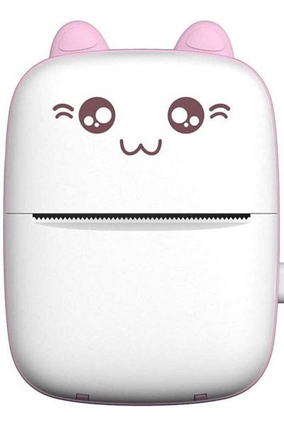 AWH moobody Portable Mini Pocket Printer BT Thermal Printer with Thermal Printing Paper USB Cable fo