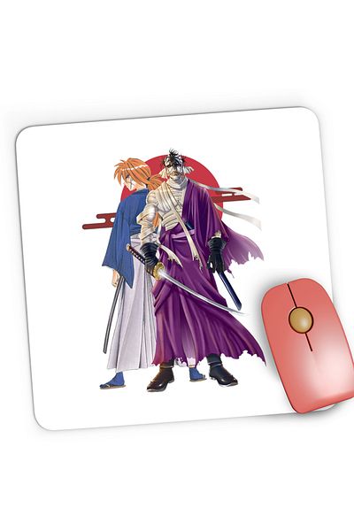 OEM Mousepad Gaming Rurouni Kenshin Anime Top Antagonist, 21x19 cm