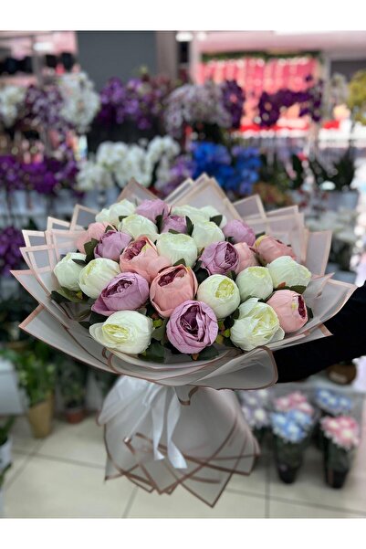 Yapay Şakayık İsteme Buketi