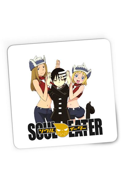 OEM Mousepad Gaming Soul Eater Death the Kid Patricia Elizabeth Clap, 21x19 cm