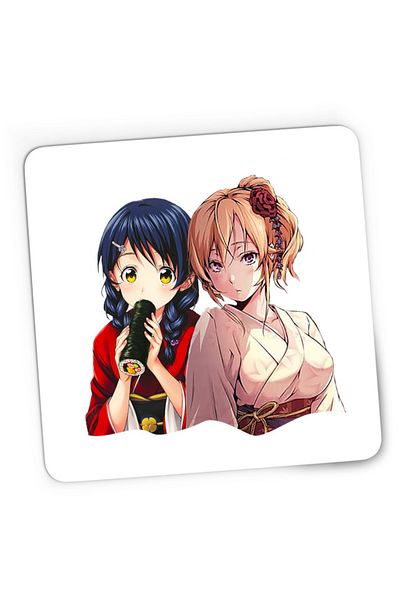 OEM Mousepad Gaming Food Wars Erina Megumi Matsuri Japan Kimono, 21x19 cm