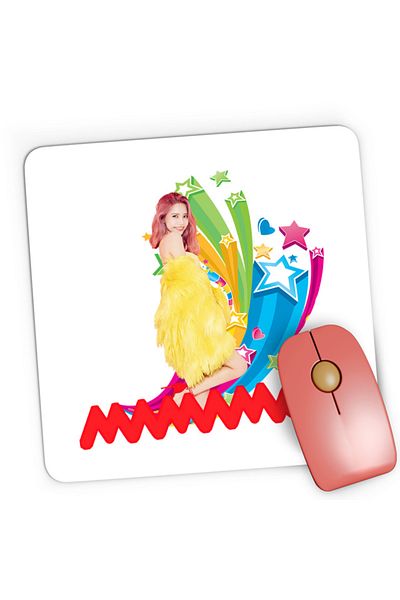 OEM Mousepad Gaming Mamamoo Wheein Moonbyul Solar Competition Happy, 21x19 cm