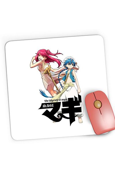 OEM Mousepad Gaming Magi The Labyrinth of Magic Jasmine Seherezada, 21x19 cm
