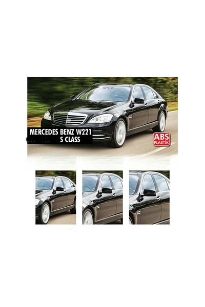 AutoZet Set of 2 Batman Mirror Covers Mercedes Benz S-Class (W221) 2010-2013