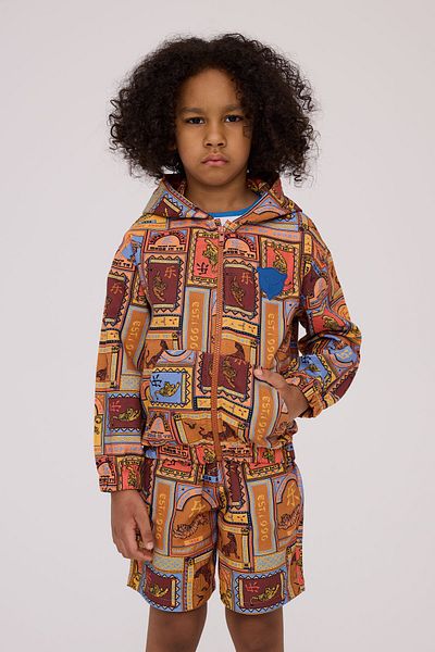 Nebbati Boy Patterned Tracksuit Top