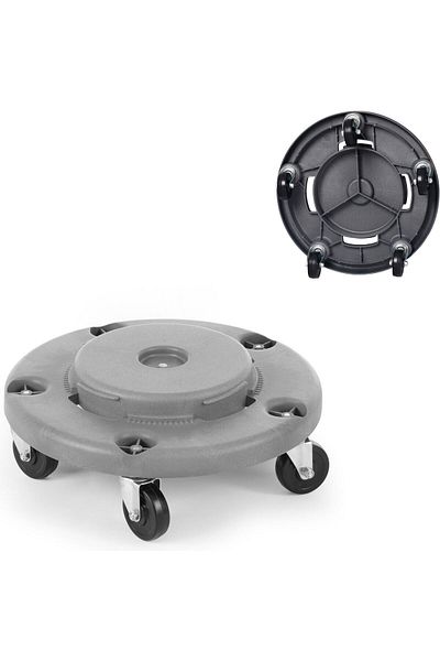 Amer Box Bază de cărucior cu roți pentru coș de gunoi rotund, diametru 50 cm - Hendi 691441