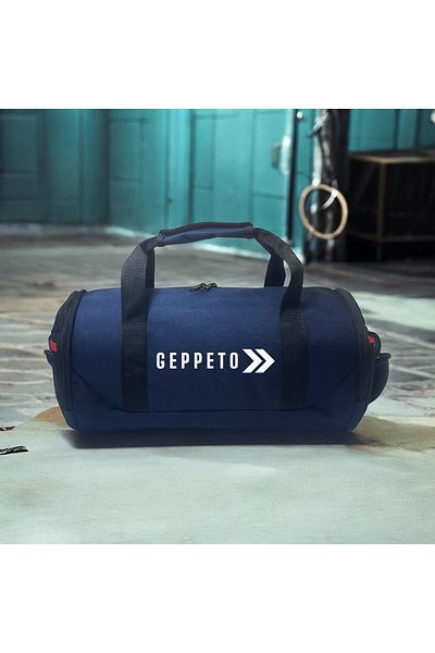 mygeppetobag Unisex, Hanging, Travel, Daily, Fitness Cylinder Sports Bag, Shoe Net Gift