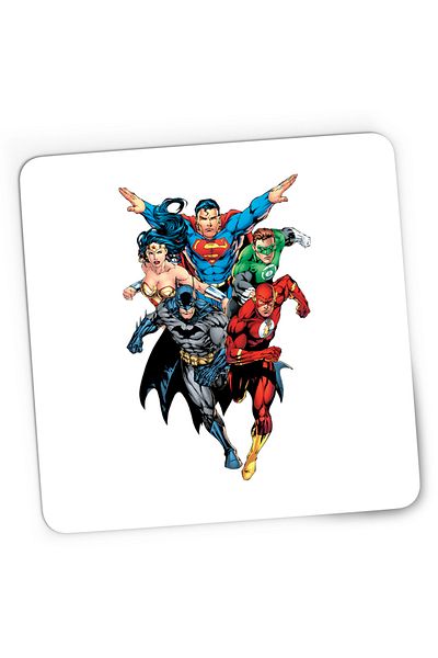 OEM Mousepad Gaming The Flash Superman Batman Wonder Women, 21x19 cm