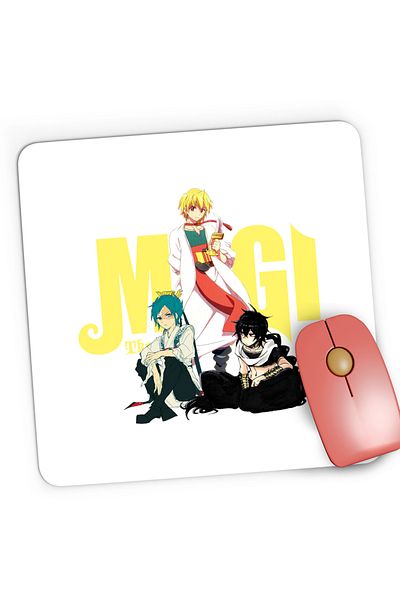 OEM Mousepad Gaming Magi The Labyrinth of Magic Alibaba Judar Hakuryuu, 21x19 cm