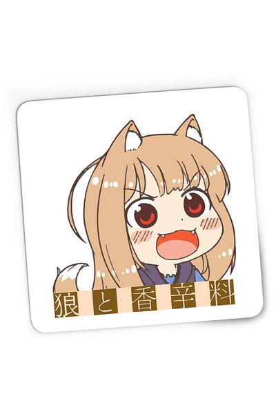 OEM Mousepad Gaming Spice And Wolf Chibi Holo Supernatural, 21x19 cm