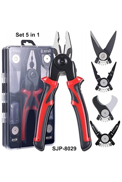 dalimag Set Multifunctional 5 in 1, Patent, Dezizolat, Cleste, Sertizat, Foarfeca, Unelte Multifunctionale,