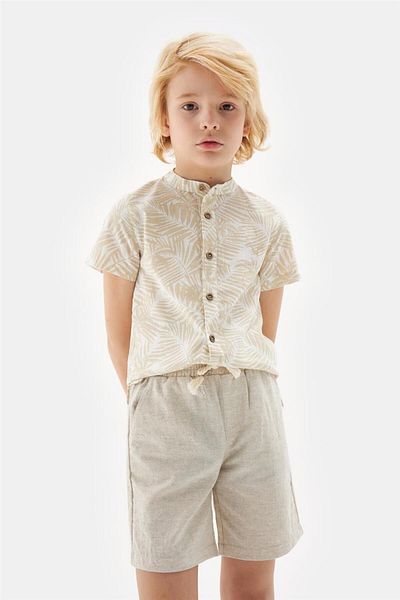 Nebbati Boy Beige Shorts