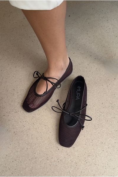 Mupa Shoes Women's Ballerinas Bitter Brown