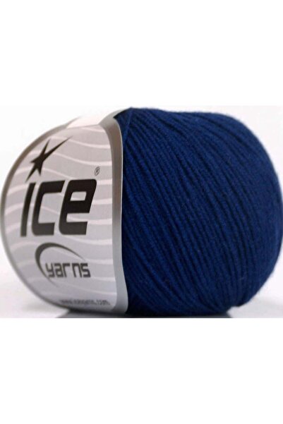 Ice yarns 4x50 جرام. AMIGURUMI COTTON أكريليك، قطن أزرق داكن للأطفال، خيوط صي...