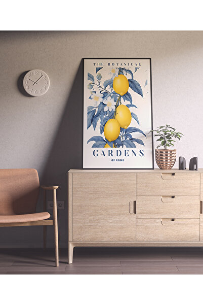 VOBA STORE TEK PARÇA LİMONLU POSİTANO MDF TABLO-4