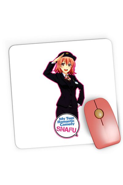 OEM Mousepad Gaming OreGairu Yui Police School Club Slice of Life, 21x19 cm