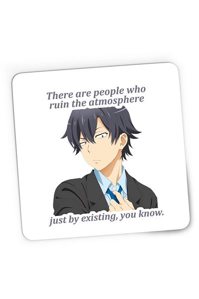 OEM Mousepad Gaming OreGairu Hikigaya Cosplay Japan Trip, 21x19 cm