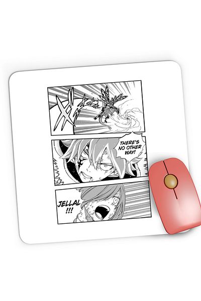 OEM Mousepad Gaming Fairy Tail Manga Panel Epic Wizard, 21x19 cm