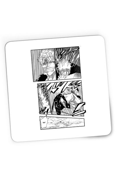 OEM Mousepad Gaming Bleach Ichigo Manga Katana Atack, 21x19 cm