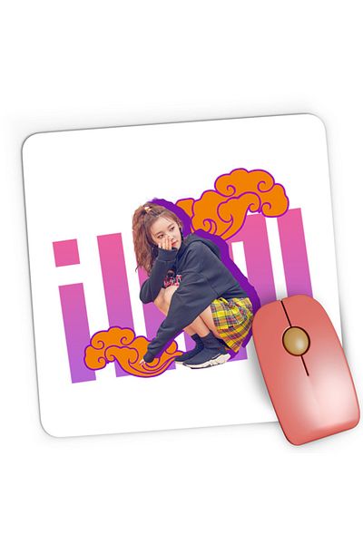 OEM Mousepad Gaming I-DLE Clouds Chinese Korean Minimalist Cute, 21x19 cm