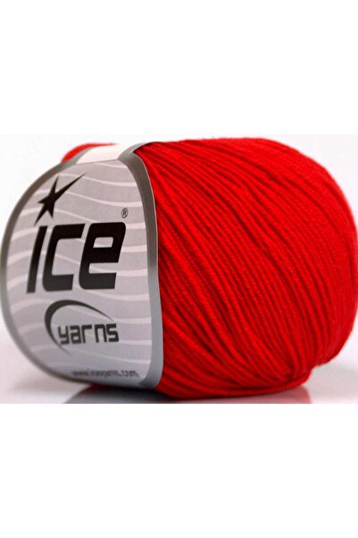 Ice yarns 4x50 جرام. خيوط أميجورومي قطنية أكريليك، خيوط قطنية حمراء للأطفال، ...
