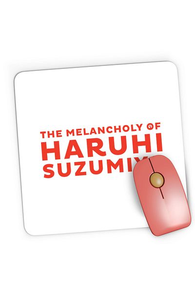 OEM Mousepad Gaming Haruhi Suzumiya Logo Anime Weeb Cosplay Figure, 21x19 cm