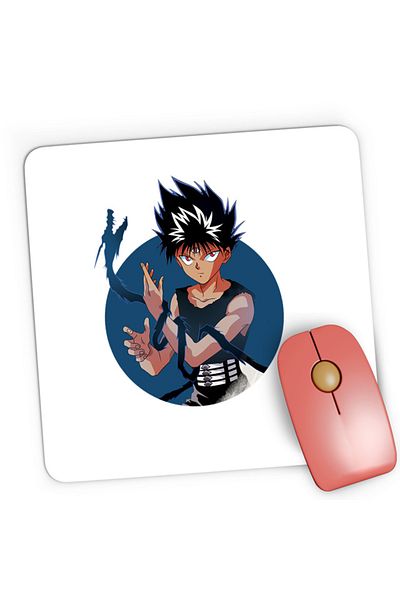 OEM Mousepad Gaming Yu Yu Hakusho Hiei Third Eye Last Ability Dragon, 21x19 cm