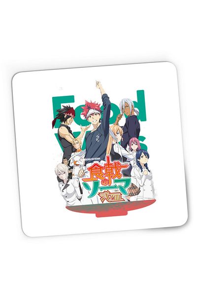 OEM Mousepad Gaming Food Wars Group Photo Souma Megumi Alice Cookers Rivals, 21x19 cm