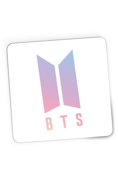 OEM Mousepad Gaming BTS Logo K-pop Popular Korean Band Boys, 21x19 cm