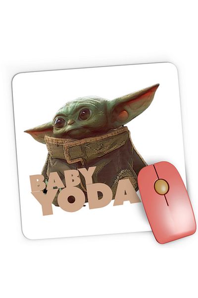 OEM Mousepad Gaming Baby Yoda Small Star Wars, 21x19 cm