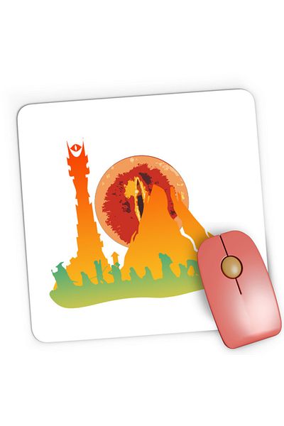 OEM Mousepad Gaming Lord of the Rings Mountain Trip Save World Protect, 21x19 cm