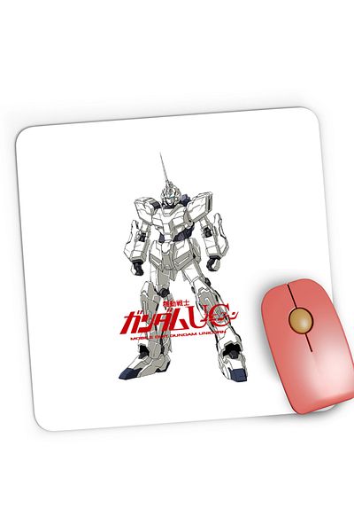 OEM Mousepad Gaming dam Mobile Suit Robot Fox Manga, 21x19 cm