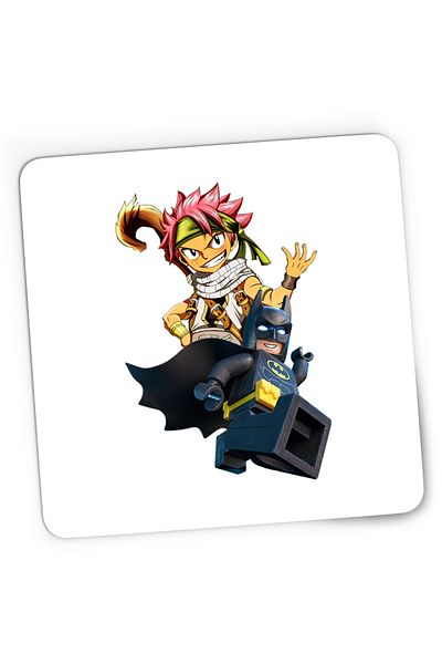 OEM Mousepad Gaming Fairy Tail Batman Anime Manga, 21x19 cm