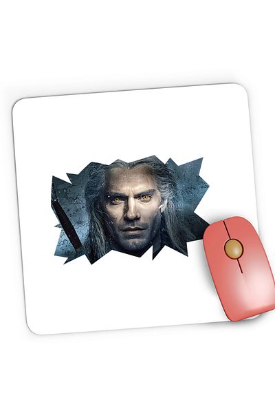 OEM Mousepad Gaming The Witcher Fantasy Game Story Witch Hunt, 21x19 cm