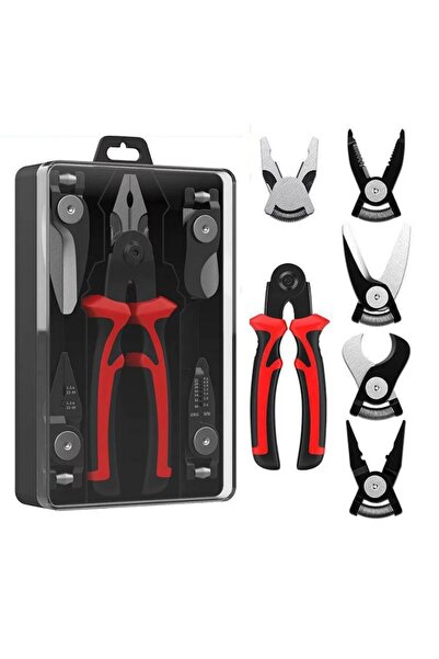 Zippi Set Cleste Multifunctional 5 in 1, Zippi, Patent, Dezizolator, Sertizor, Taietor Cabluri, Foarfeca