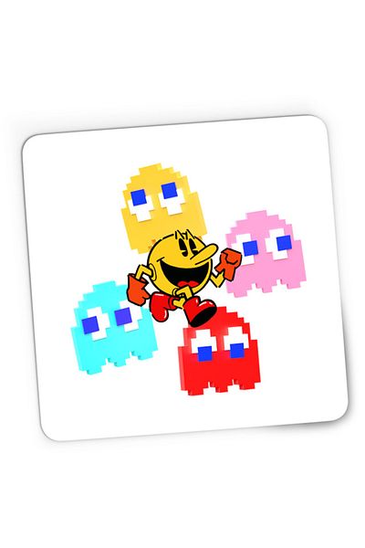 OEM Mousepad Gaming Pac Man Ghosts Powerful Arcade Japanese, 21x19 cm