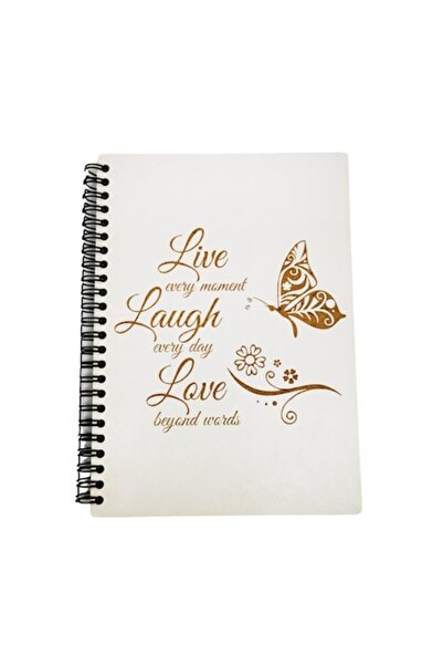 OEM Agenda din lemn - Live every moment, A5