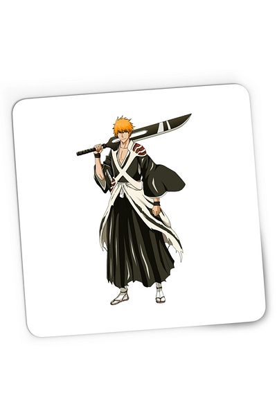 OEM Mousepad Gaming Bleach Ichigo Animeeater Yamamoto Rukia, 21x19 cm