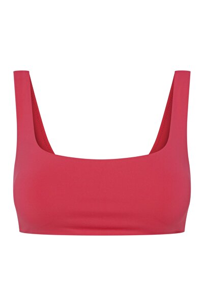 Bloovii Bikini Top Bralette Swim Top with Removable Pads Smooth Fabric & Wide Straps | Jamaica